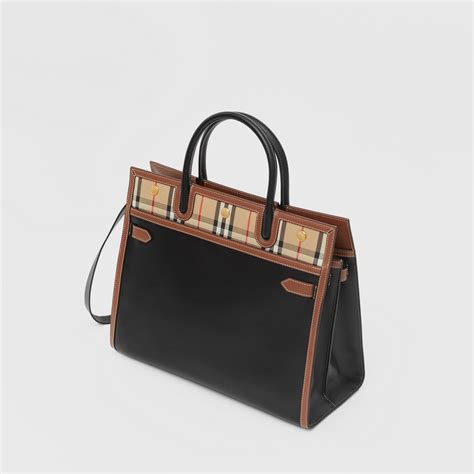 burberry leather for purses|burberry black leather handbags.